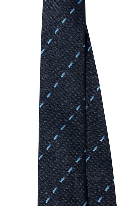 Детский галстук ALETTA темно-синего цвета, арт. AMP220753-70 | Фото 2 (Материал: Текстиль, Синтетический материал)