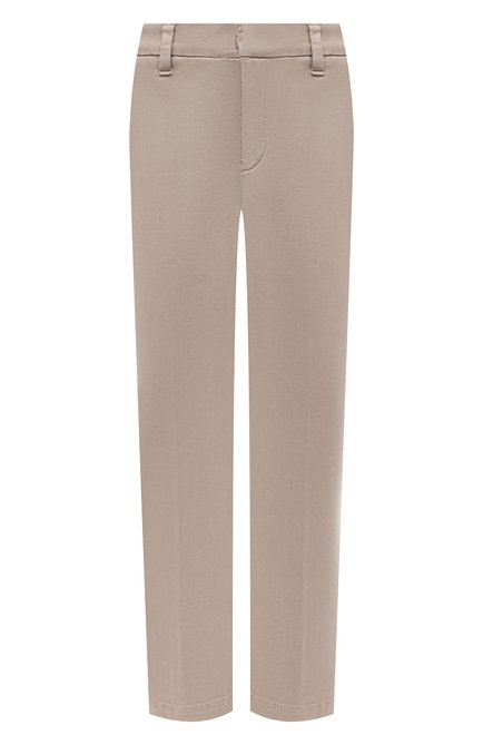 Женские брюки BRUNELLO CUCINELLI бежевого цвета по цене 88700 руб., арт. MA080P5729 | Фото 1