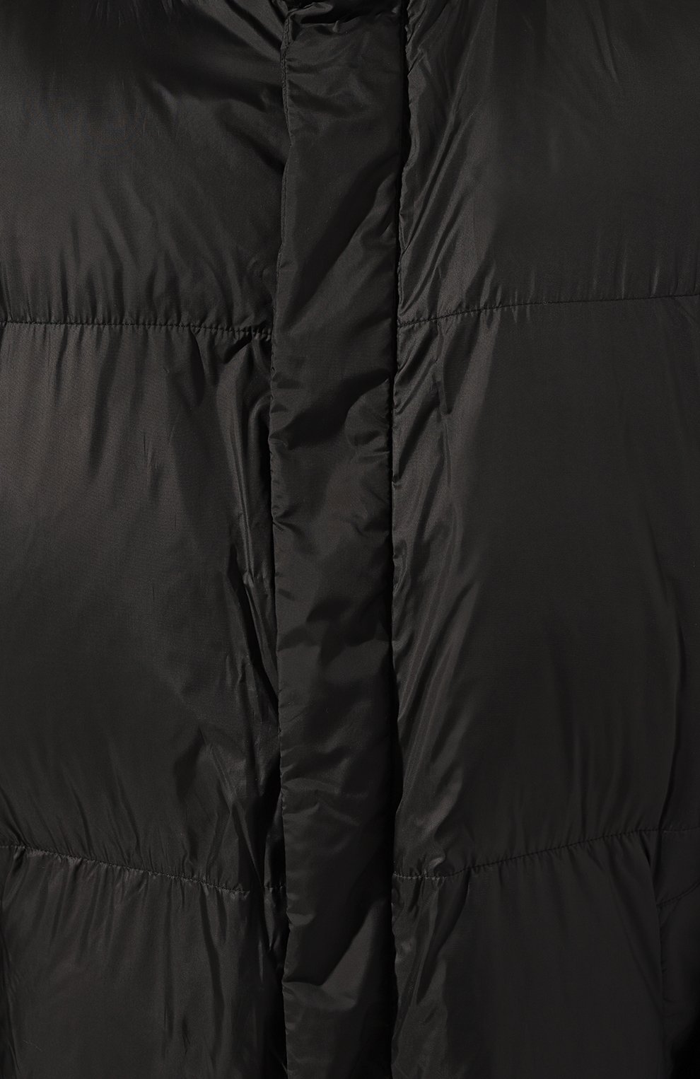 Мужская утепленное пальто DIESEL черного цвета, арт. A11486/0HJAJ | Фото 5 (Кросс-КТ: Куртка; Рукава: Длинные; Длина (верхняя одежда): До колена; Материал внешний: Синтетический материал; Му жское Кросс-КТ: утепленные куртки; Материал сплава: Проставлено; Материал подклада: Синтетический материал; Драгоценные камни: Проставлено; Стили: Кэжуэл)