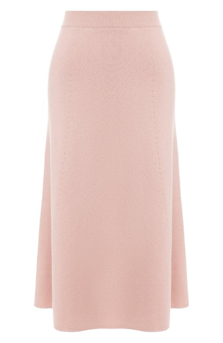 Женская кашемировая юбка LORO PIANA розового цвета по цене 170000 руб., арт. FAI8517 | Фото 1