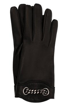 Женские кожаные перчатки SAINT LAURENT черного цвета, арт. 676909/3YI53 | Фото 1 (Материал: Натуральная кожа; Региональные ограничения белый список (Axapta Mercury): RU; Материал сплава: Проставлено; Нос: Не проставлено)