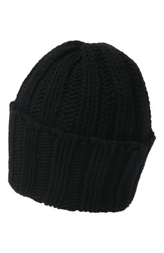 Мужская к ашемировая шапка INVERNI черного цвета, арт. 1128 CM | Фото 2 (Материал: Текстиль, Кашемир, Шерсть; Кросс-КТ: Трикотаж)