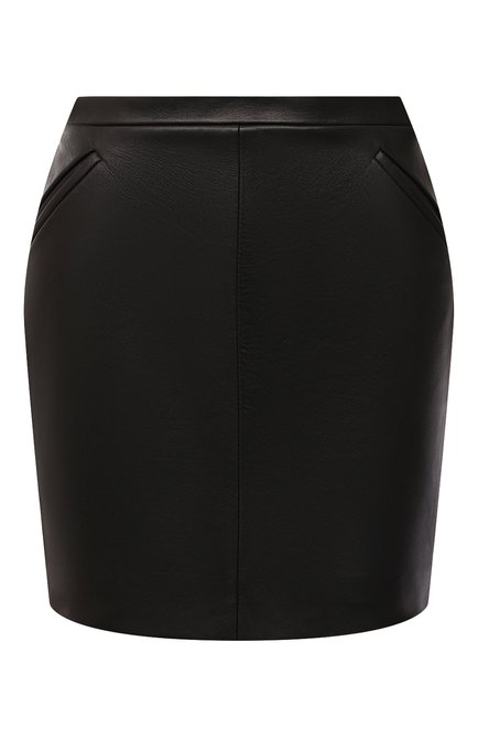 Женская кожаная юбка TOM FORD черного цвета по цене 194500 руб., арт. GCL824-LEX228 | Фото 1
