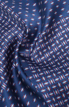 Мужской комплект из галстука и платка LANVIN синего цвета, арт. 4256/TIE SET | Фото 5 (Материал: Текстиль, Шелк)