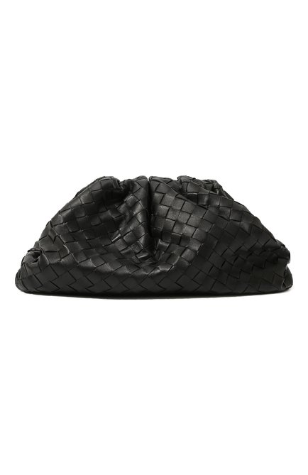 Женский клатч pouch BOTTEGA VENETA черного цвета по цене 322500 руб., арт. 576175/VCPP0 | Фото 1