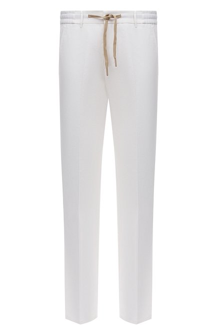 Мужские брюки из хлопка и льна BERWICH белого цвета по цене 0 руб., арт. SPIAGGIA/1/SB1534 | Фото 1