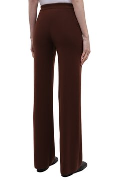 Женские кашемировые брюки LORO PIANA коричневого цвета, арт. FAL7040 | Фото 4 (Длина (брюки, джинсы): Удлиненные; Материал внешний: Шерсть, Кашемир; Женское Кросс-КТ: Брюки-одежда; Материал сплава: Проставлено; Силуэт Ж (брюки и джинсы): Расклешенные; Драгоценные камни: Проставлено; Стили: Кэжуэл)