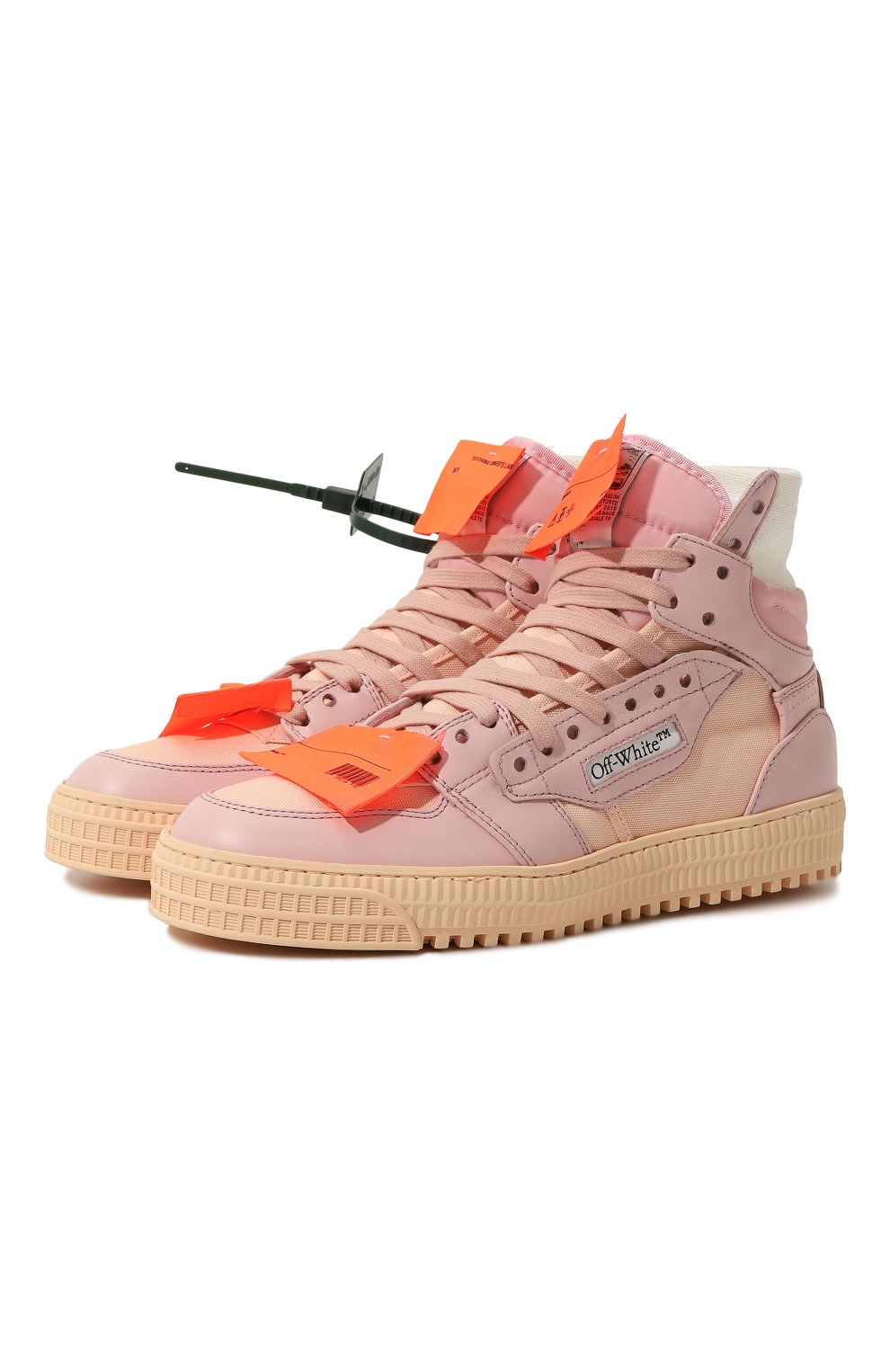 Комбинированные кеды Off-Court 3.0 Off-White OWIA112C99LEA0023030