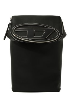Женский рюкзак 1dr DIESEL черного цвета, арт. X08753/PR818 | Фото 1 (Материал: Натуральная кожа; Стили: Кэжуэл; Размер: large)