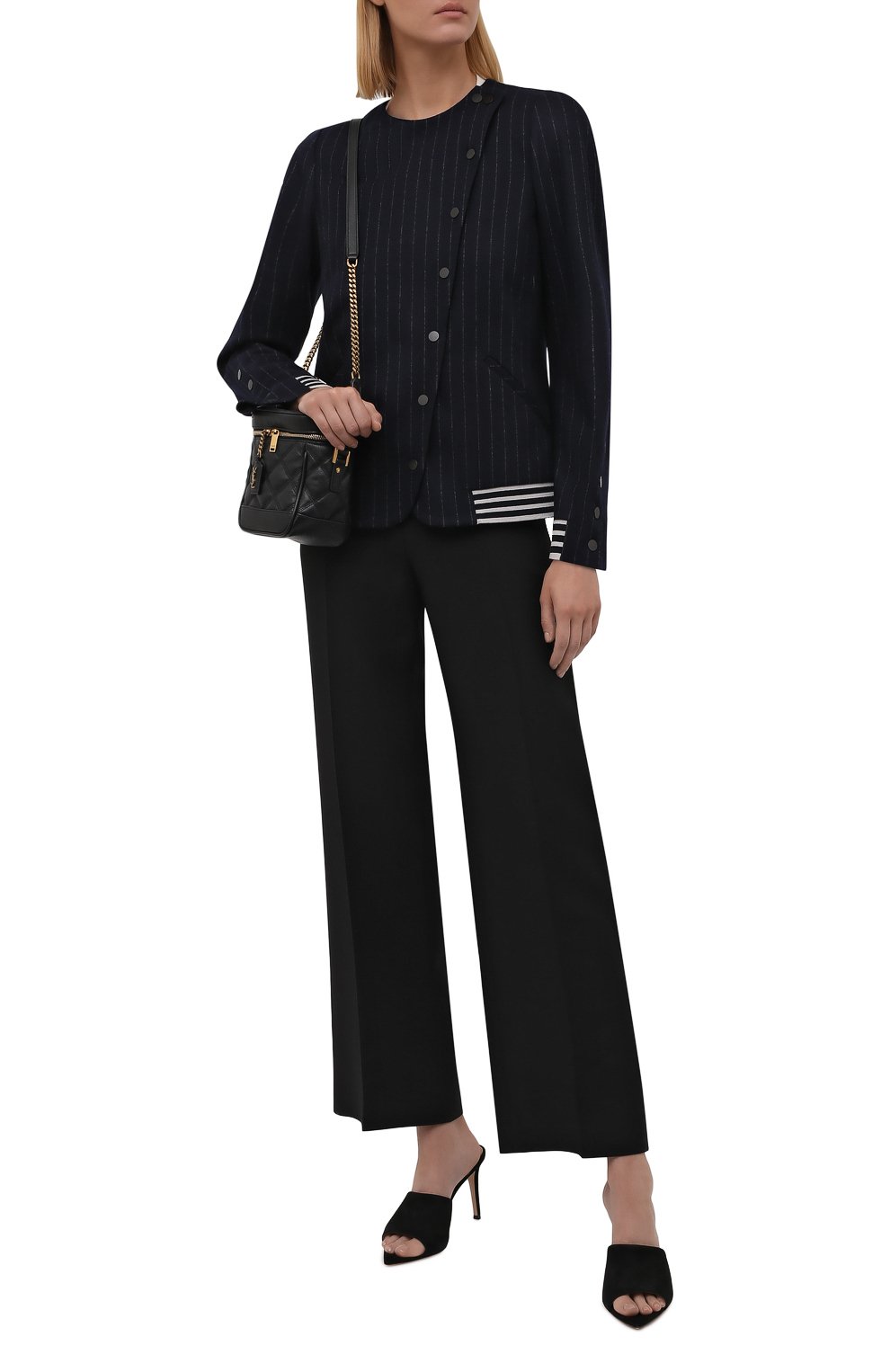 Жакет из шерсти и хлопка Giorgio Armani  6KAG53/AJDEZ Фото 2