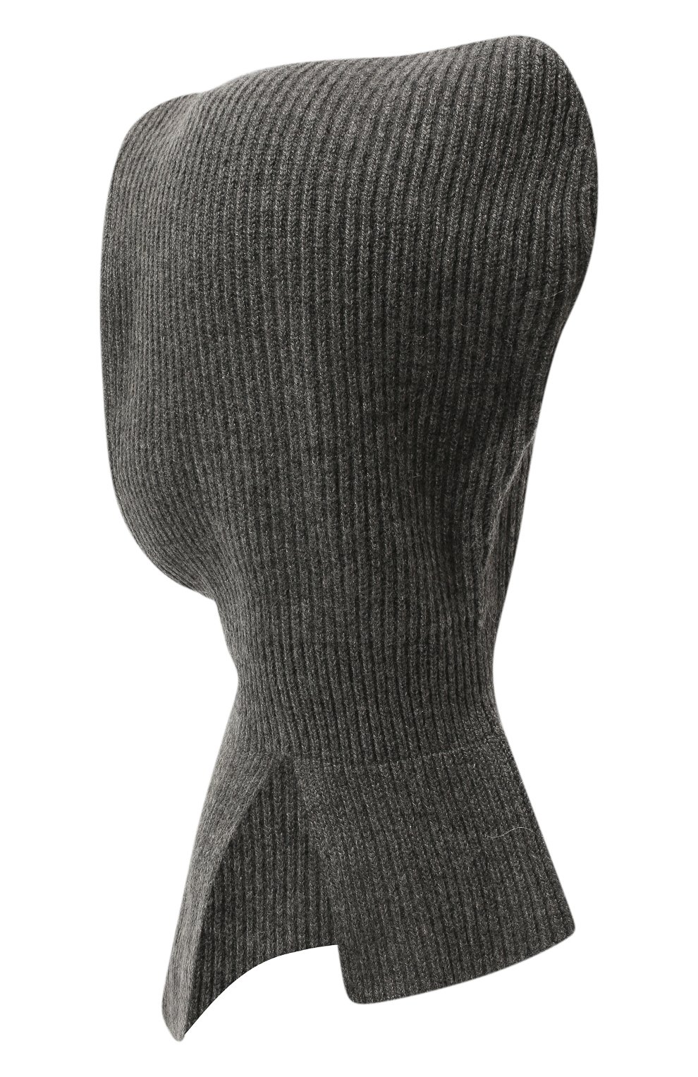 Детского кашемировый капор BRUNELLO CUCINELLI серого цвета, арт. B22M90004B | Фото 2 (Материал: Текстиль, Кашемир, Шерсть)