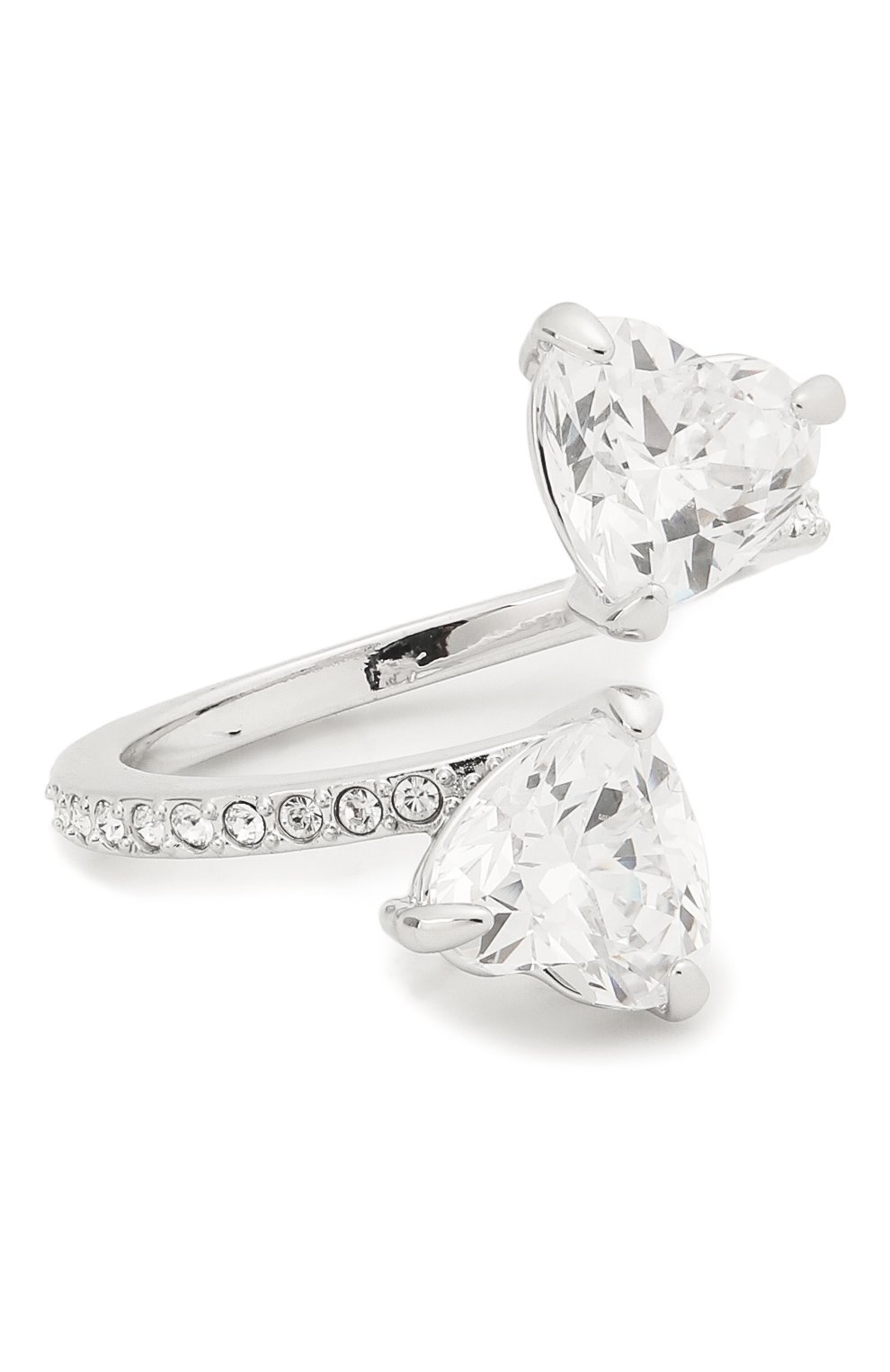 Женское кольцо attract soul heart SWAROVSKI серебряного цвета, арт. 5535192 | Фото 1 (Материал: Металл)