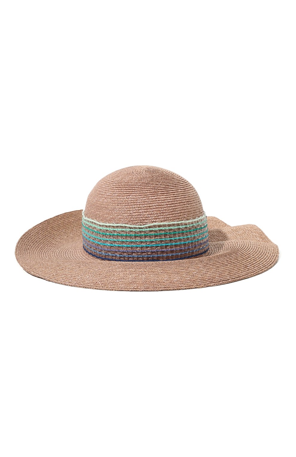 Женская соломенная шляпа GIORGIO ARMANI светло-розового цвета, арт. 797322/2R704 | Фото 3 (Материал: Растительное волокно)
