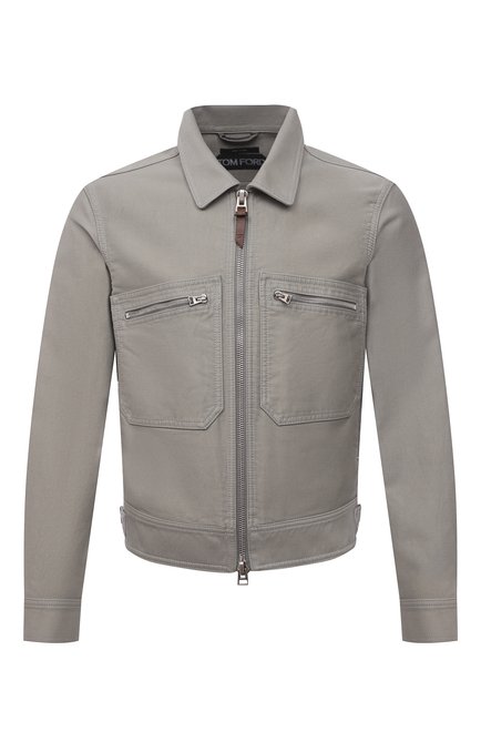 Мужская джинсовая куртка TOM FORD серого цвета по цене 172000 руб., арт. BZ028/TF0301 | Фото 1
