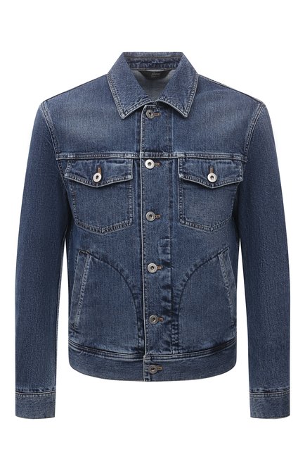 Мужская джинсовая куртка BRIONI синего цвета по цене 229000 руб., арт. SLRR0L/01D05 | Фото 1