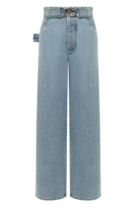 Женские джинсы BOTTEGA VENETA голубого цвета по цене 115500 руб., арт. 689091/V1NL0 | Фото 1