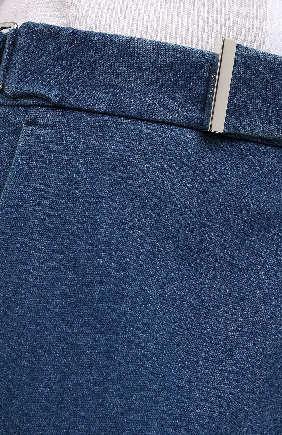 Мужские синие джинсовые брюки TOM FORD купить в интернет-магазине ЦУМ, арт.874R11/778J42