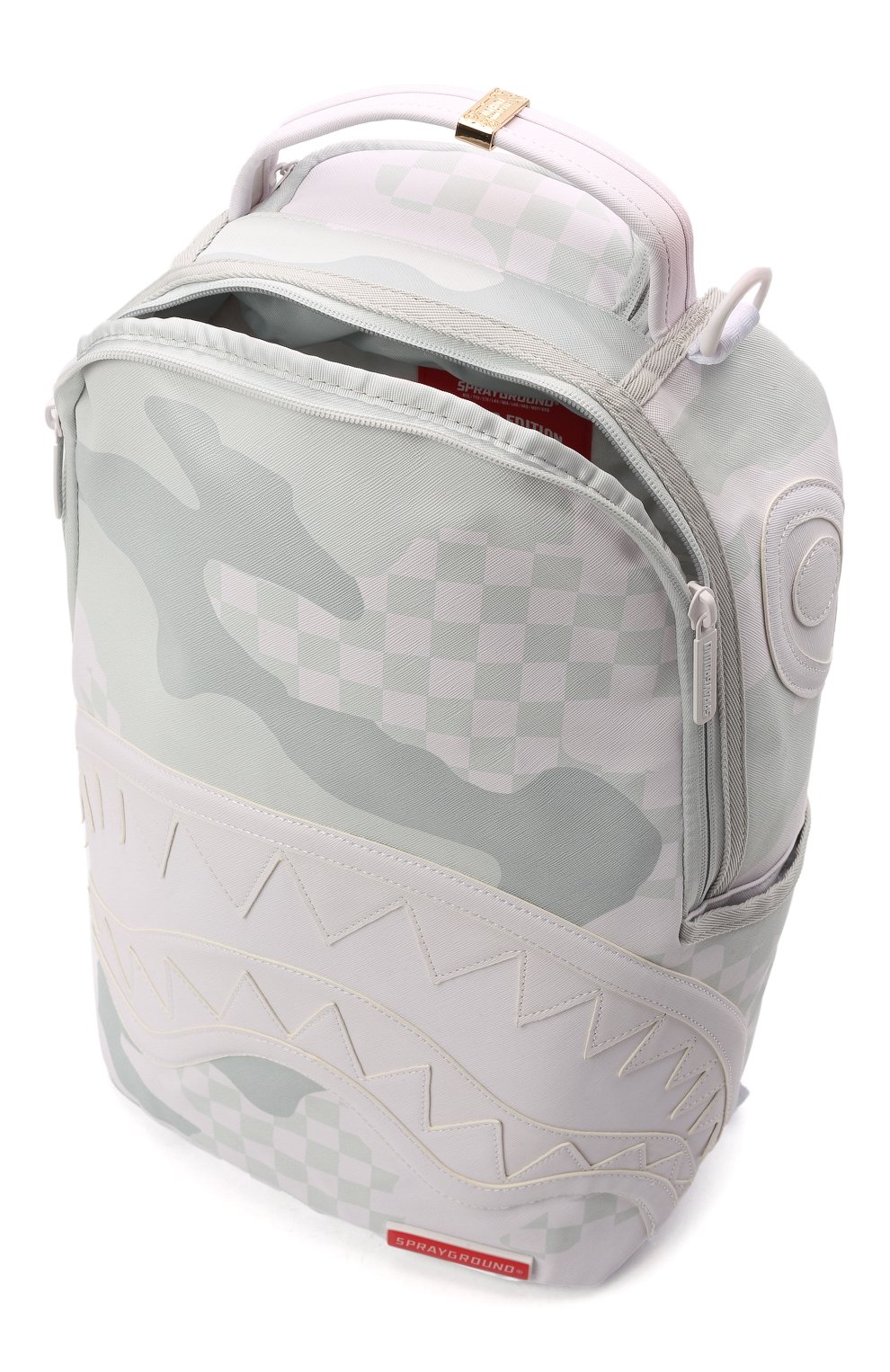 Детская рюкзак SPRAYGROUND светло-зеленого цвета, арт. 910B3785NSZ | Фото 3 (Региональные ограничения белый список (Axapta Mercury): RU; Кросс-КТ: Школьные аксессуары; Материал: Экокожа)