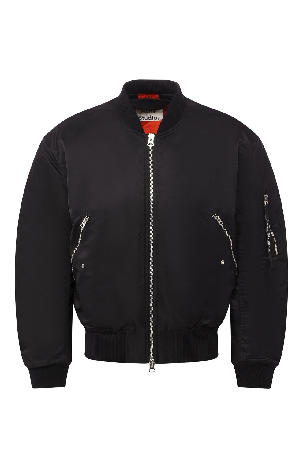 Acne studios outlet black bomber jacket