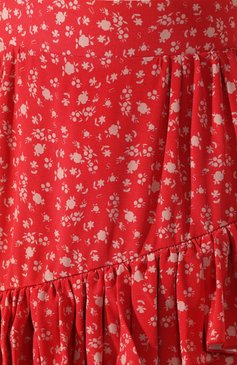 Женская юбка ULYANA SERGEENKO красного цвета, арт. GNC002FW19P (1826т19) | Фото 5 (Материал внешний: Шелк; Длина Ж (юбки, платья, шорты): Мини; Женское Кросс-КТ: Юбка-одежда; Статус проверки: Проверена категория)