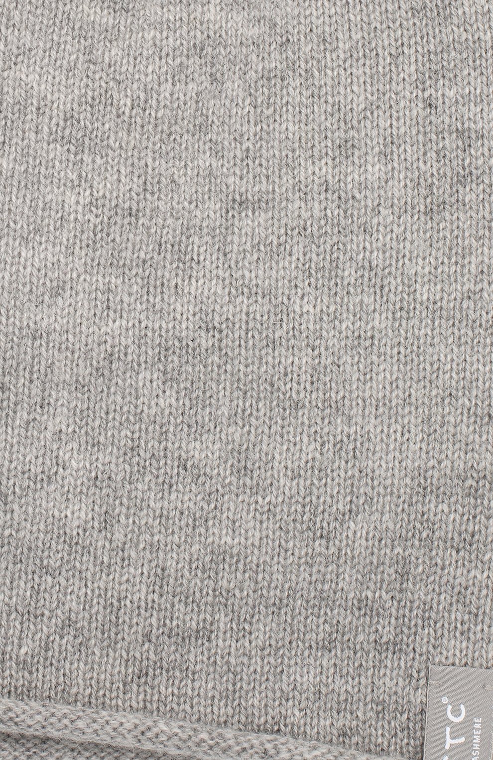 Женская кашемировая шапка FTC серого цвета, арт. 760-0940 | Фото 3 (Материал: Текстиль, Кашемир, Шерсть; Статус проверки: Проверено, Проверена категория)