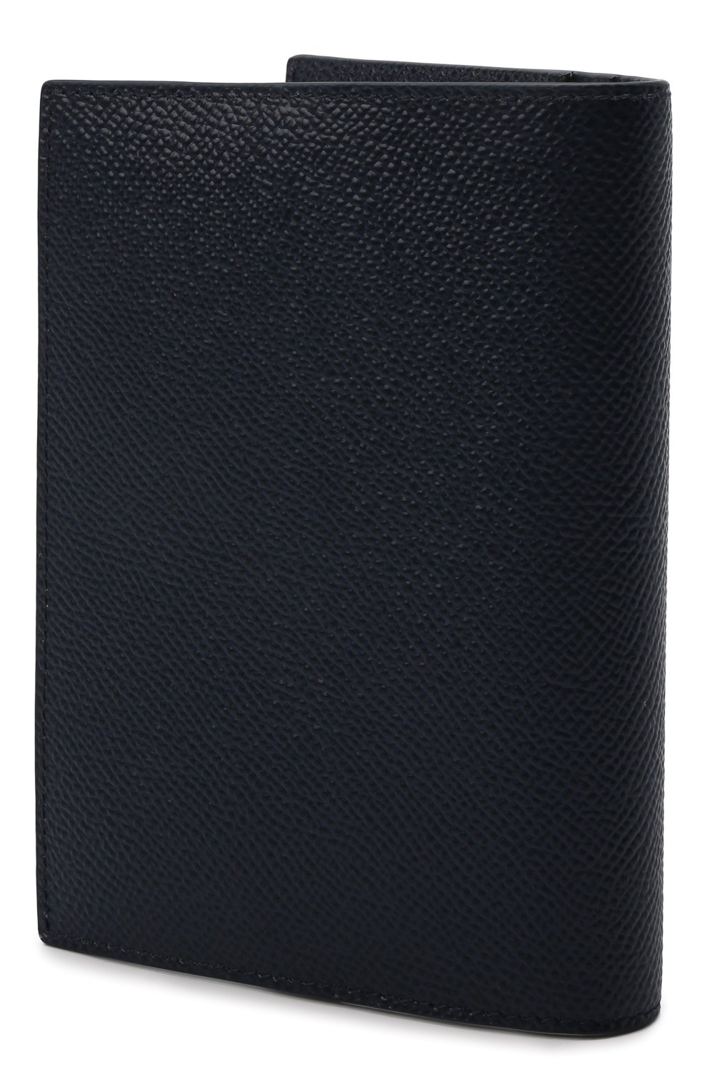 Мужской кожаная обложка для паспорта DOLCE & GABBANA темно-синего цвета, арт. BP2215/AZ602 | Фото 2 (Материал: Натуральная кожа; Кросс-КТ: обложки и футляры)