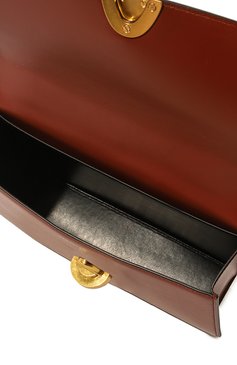 Женская сумка phoenix NEOUS коричневого цвета, арт. 00016A | Фото 5 (Сумки-технические: Сумки top-handle; Материал: Натуральная кожа; Материал сплава: Проставлено; Ремень/цепочка: На ремешке; Драгоценные камни: Проставлено; Размер: small)