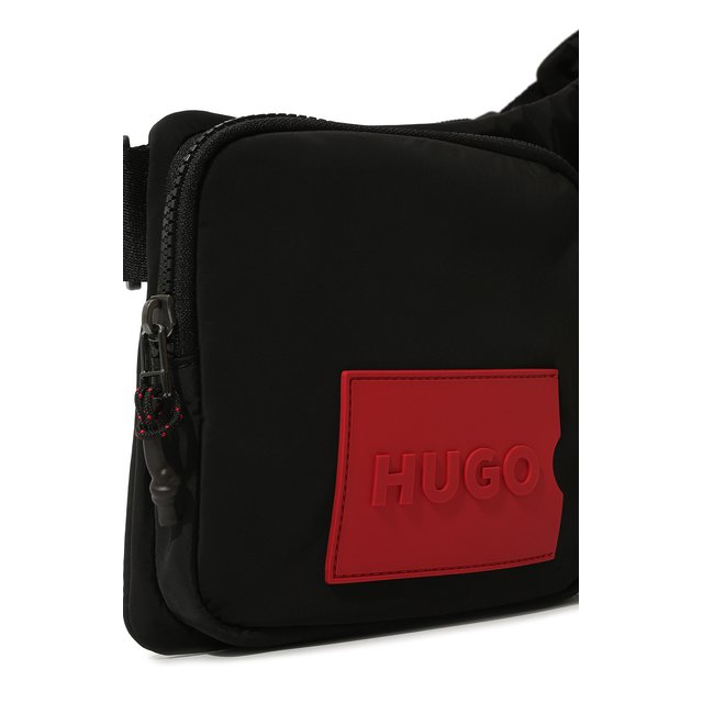 Текстильная поясная сумка HUGO 50475048, цвет чёрный, размер NS - фото 3
