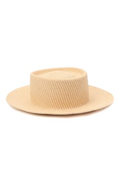 Женская соломенная шляпа LORO PIANA бежевого цвета, арт. FAL6599 | Фото 1 (Региональные ограничения белый список (Axapta Mercury): RU; Материал: Растительное волокно)