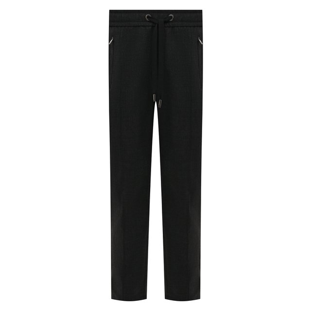 Брюки из шерсти и хлопка Dolce & Gabbana GYACET/FUCDJ
