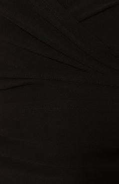 Женский топ DOLCE & GABBANA черного цвета, арт. F26T8T/FUGP0 | Фото 5 (Рукава: Длинные; Материал сплава: Проставлено; Материал внешний: Вискоза; Драгоценные камни: Проставлено; Длина (для топов): Укороченные; Стили: Романтичный)