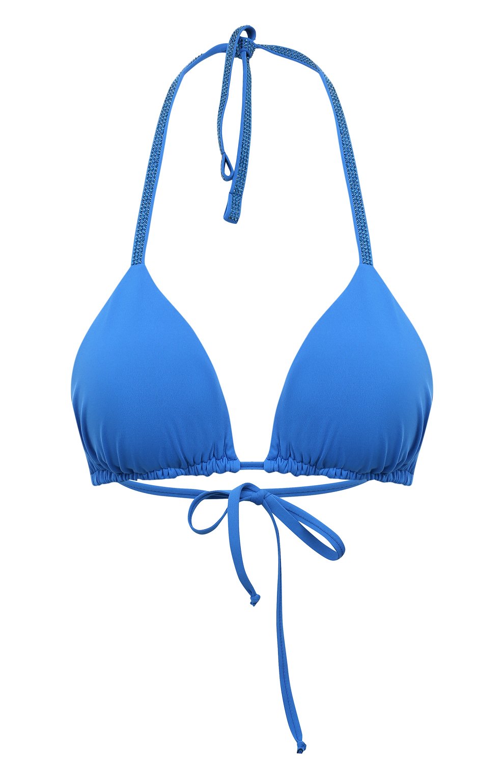 Женский треугольный бра FISICO синего цвета, арт. MR36SW | Фото 1 (Женское Кросс-КТ: Раздельные купальники; Материал внешний: Синтетический материал)