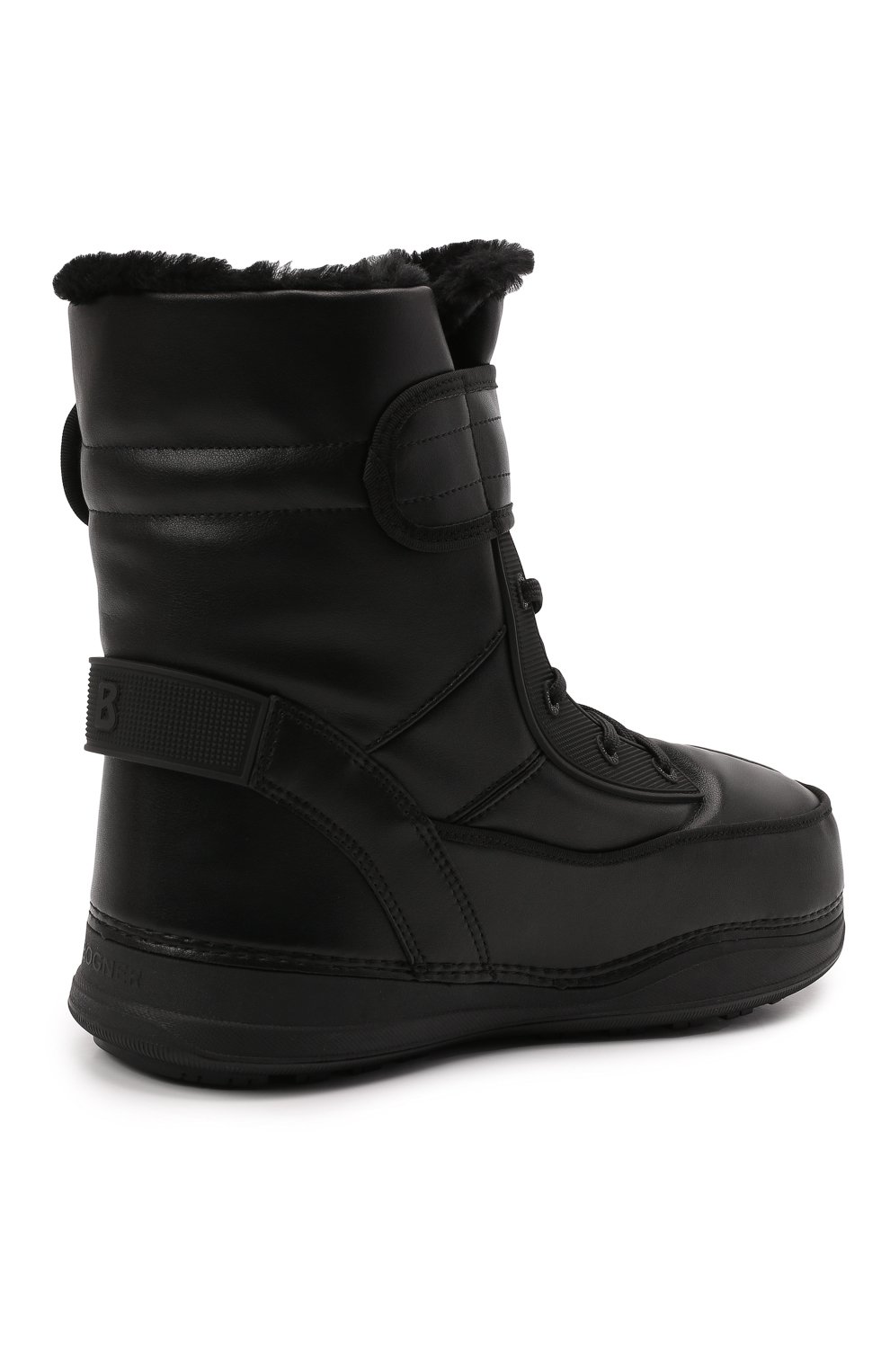 Мужские ботинки BOGNER черного цвета, арт. 32145573/LAAX 1 C | Фото 5 (Материал внешний: Текстиль; Материал утеплителя: Натуральный мех; Мужское Кросс-КТ: зимние сапоги, Сапоги-обувь; Подошва: Массивная)