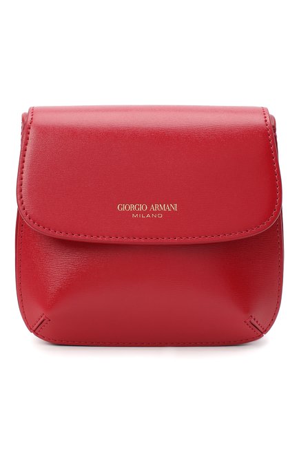 Женская сумка la prima mini GIORGIO ARMANI красного цвета, арт. Y1H394/YTF4A | Фото 1 (Материал: Натуральная кожа; Размер: mini; Сумки-технические: Сумки через плечо)