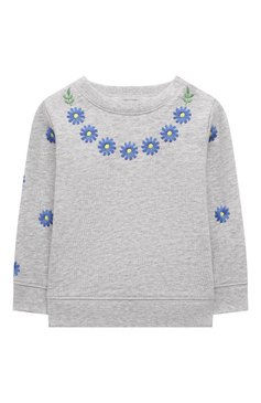 Детский комплект из свитшота и брюк STELLA MCCARTNEY серого цвета, арт. 603374/SQJE8 | Фото 2 (Кросс-КТ НВ: Костюм; Ростовка одежда: 9 мес | 74 см, 12 мес | 80 см, 18 мес | 86 см, 24 мес | 92 см, 0 - 3 мес | 50 - 60 см, 3 мес | 62 см, 6 мес | 68 см)