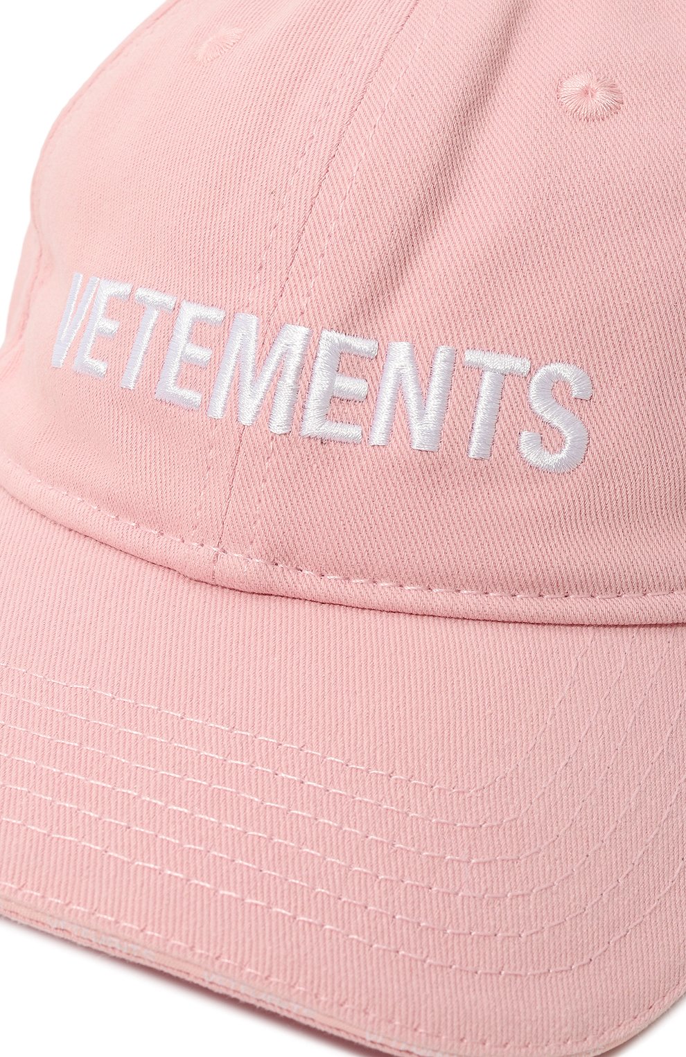 Хлопковая бейсболка VETEMENTS  UE54CA180P Фото 4