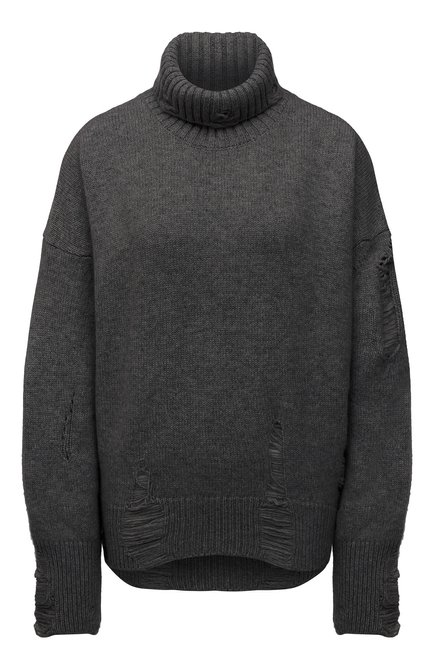 Женский кашемировый свитер ADDICTED серого цвета по цене 46800 руб., арт. MK891 | Фото 1