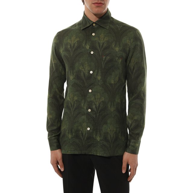 фото Льняная рубашка kiton