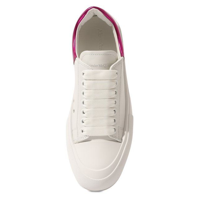 фото Кожаные кеды deck plimsoll alexander mcqueen