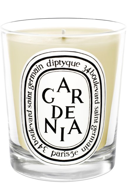 Свеча gardenia  DIPTYQUE бесцветного цвета, арт. 3700431400208 | Фото 1 (Статус проверки: Проверена категория; Ограничения доставки: flammable)