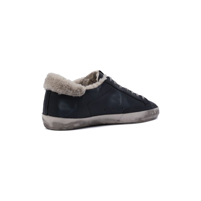 Кожаные кеды Superstar Golden Goose Deluxe Brand  GMF00101.F002303 Фото 4