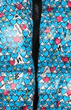 Детская пуховая куртка MONCLER голубого цвета, арт. G2-957-1A54V-10-595GB/8-10A | Фото 3 (Кросс-КТ: Зима; Девочки Кросс-КТ: Пуховик-верхняя одежда; Рукава: Длинные; Материал внешний: Синтетический материал; Материал сплава: Проставлено; Материал подклада: Синтетический материал; Драгоценные камни: Проставлено; Материал утеплителя: Пух и перо; Ростовка одежда: 10 - 11 лет | 140 - 146см, 8 лет | 128 см)