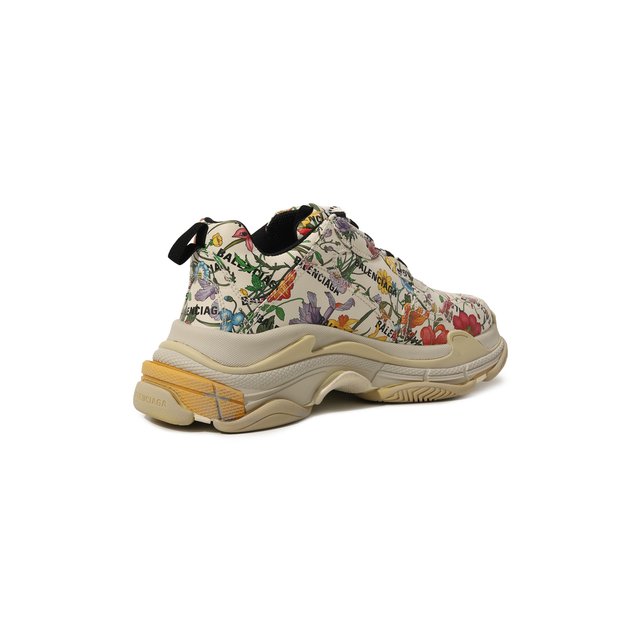фото Кожаные кроссовки gucci x balenciaga triple s the hacker project gucci