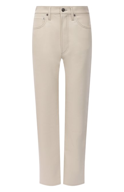 Женские брюки AGOLDE светло-бежевого цвета по цене 44100 руб., арт. A164-1285 | Фото 1