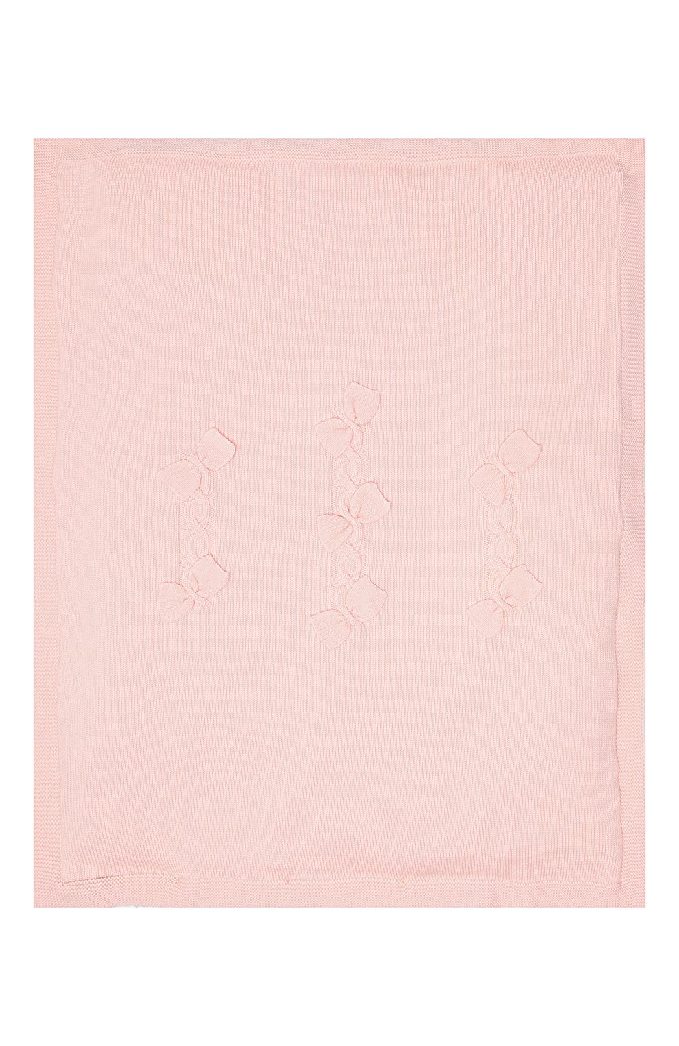 Детского шерстяное одеяло BABY T светло-розового цвета, арт. 20AI102C0IMB | Фото 3 (Материал: Текстиль, Шерсть)
