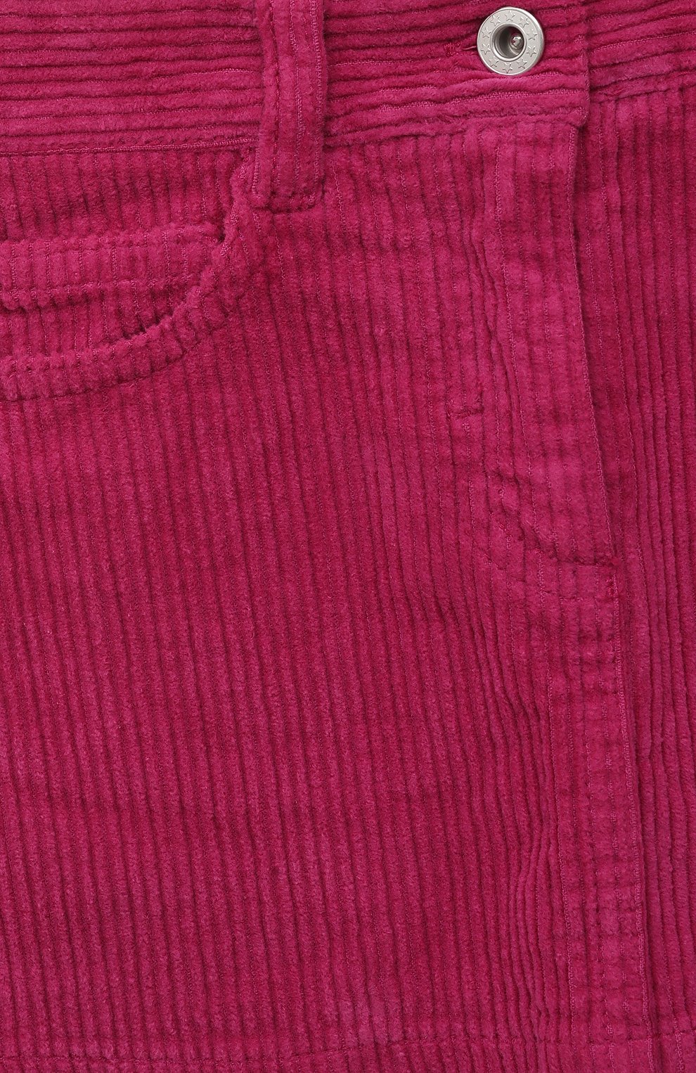Детская хлопковая юбка IL GUFO фуксия цвета, арт. A23GN216V6012/2A-4A | Фото 3 (Случай: Повседневный; Материал сплава: Проставлено; Нос: Не проставлено; Материал внешний: Хлопок)