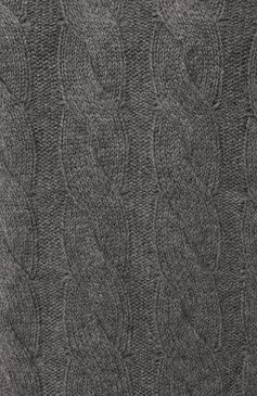 Мужской кашемировый свитер STEFANO RICCI серого цвета, арт. K606274G01/F23406 | Фото 5 (Материал внешний: Шерсть, Кашемир; Рукава: Длинные; Принт: Без принта; Длина (для топов): Стандартные; Материал сплава: Проставлено; Мужское Кросс-КТ: Свитер-одежда; Драгоценные камни: Проставлено; Стили: Кэжуэл)