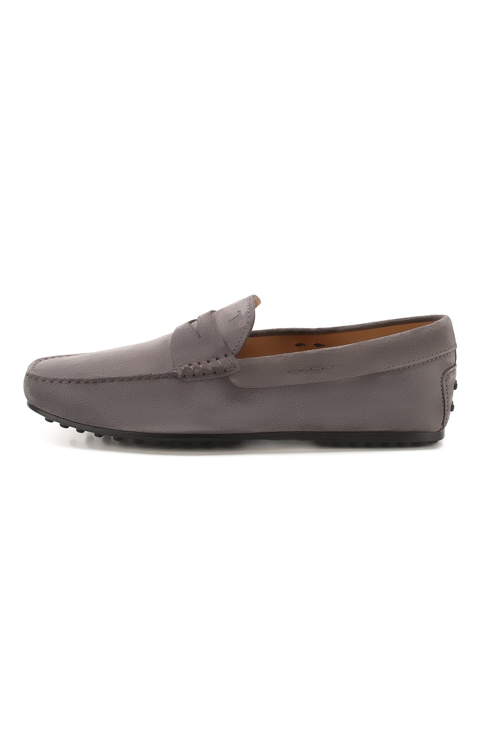 Мужские замшевые мокасины TOD’S темно-серого цвета, арт. XXM0LR00011RE0 | Фото 3 (Материал внутренний: Натуральная кожа; Региональные ограничения белый список (Axapta Mercury): RU; Материал внешний: Замша; Стили: Кэжуэл; Длина стельки: 29, 29,4, 29,8, 25,7, 26,5, 26,9, 27,4, 27,8, 28,2, 28,6, 30,7, 31,5, 24,8, 25,2, 26,1; толщина подошвы: 2,5; ширина носка стельки: 8,5, 8,3)