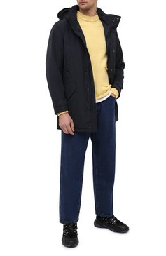 Мужская утепленная парка ASPESI темно-синего цвета, арт. W0 I 9I12 7981 | Фото 2 (Кросс-КТ: парка, Куртка; Рукава: Длинные; Длина (верхняя одежда): До середины бедра; Материал внешний: Синтетический материал; Мужское Кросс-КТ: утепленные куртки, Верхняя одежда; Материал сплава: Проставлено; Материал подклада: Синтетический материал; Драгоценные камни: Проставлено)
