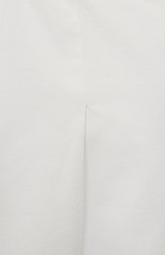 Детские хлопковые брюки MOSCHINO белого цвета, арт. HDP04T/LPA07/10-14 | Фото 3 (Случай: Повседневный; Региональные ограничения белый список (Axapta Mercury): Не проставлено; Материал сплава: Проставлено; Нос: Не проставлено; Материал внешний: Хлопок)